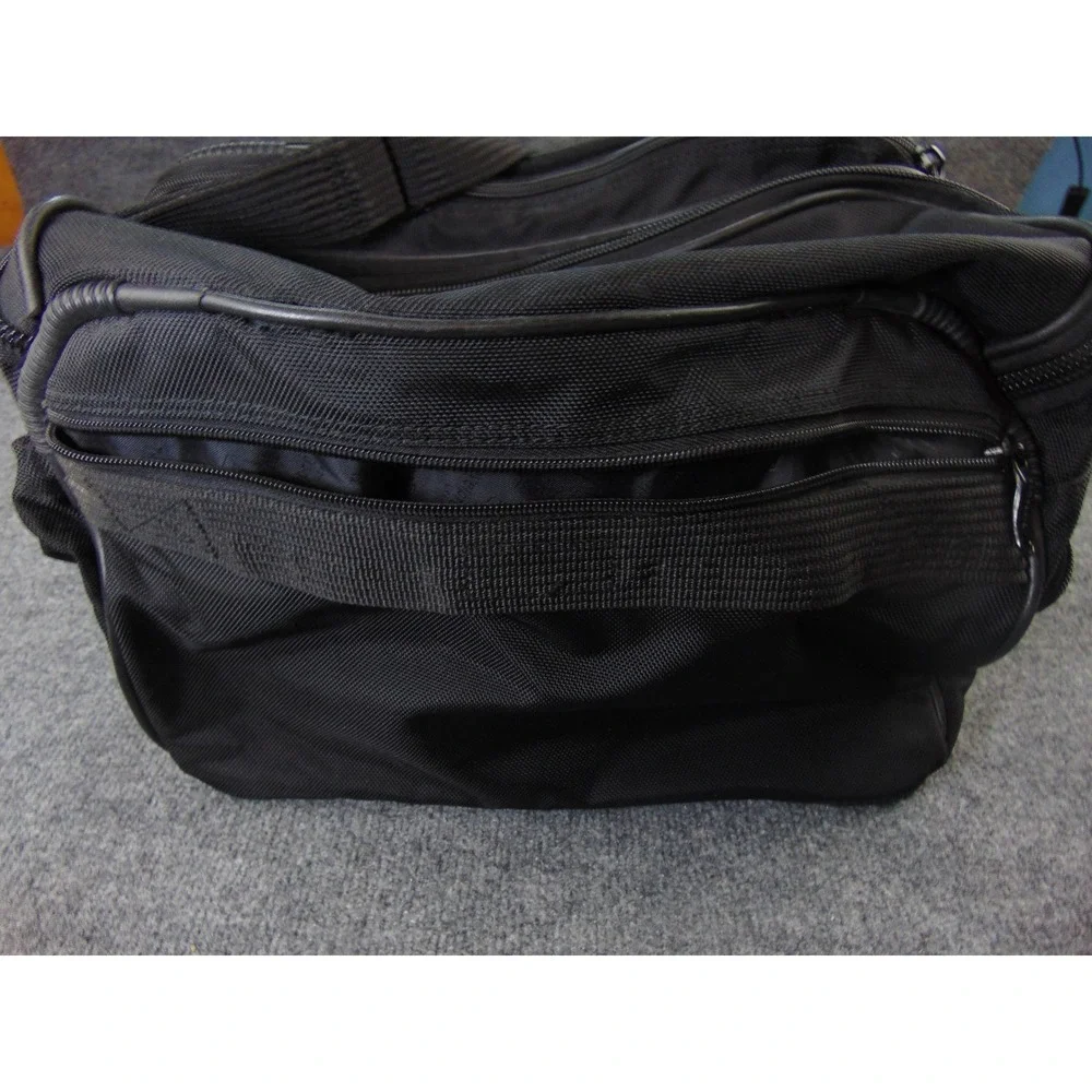 Travelpro Flight Crew Mens Black Solid Travel Tote Bag Business Pilot Utility